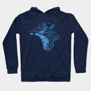 Blue Fox Hoodie